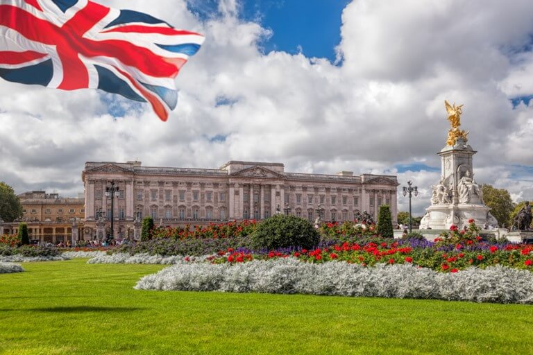 Buckingham Palace era la residenza ufficiale della regina Elisabetta II.