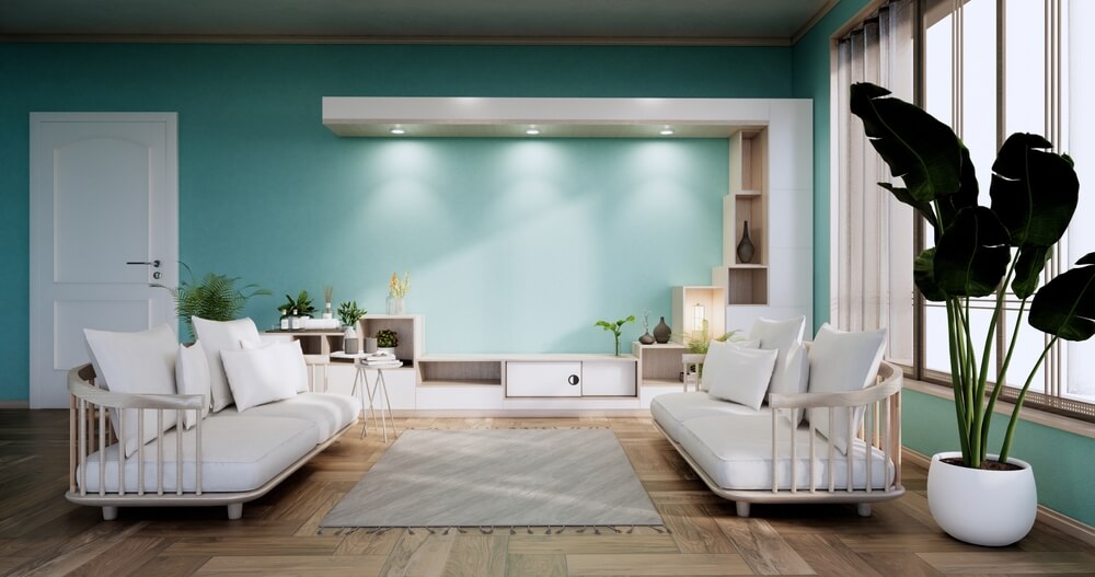 I mobili svolgono un ruolo importante nella decorazione di una stanza Zen.