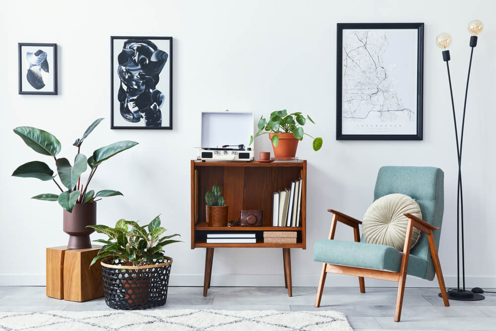 Plants in the office attract good vibes and comfort by maintaining the connection with nature.