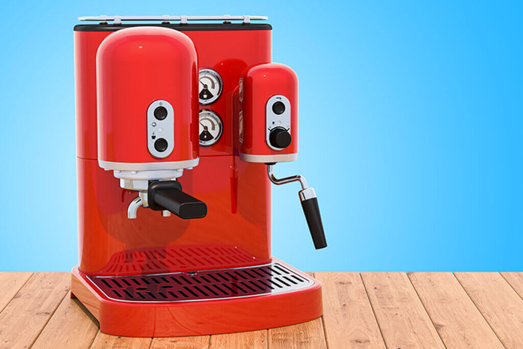 Het koffiezetapparaat is een van die apparaten die niet mag ontbreken in een retro keuken.
