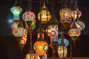 lampadario in stile marocchino