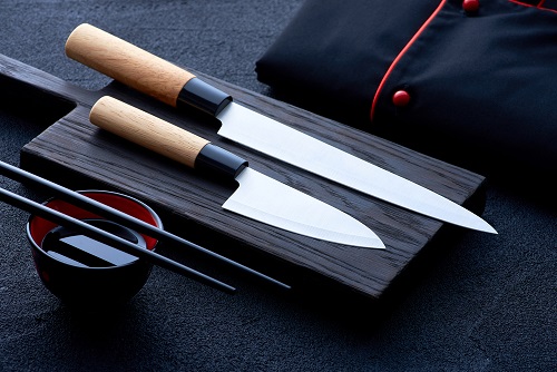 set di coltelli giapponesi