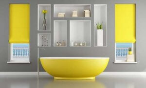 Consigli per usare il colore giallo in bagno