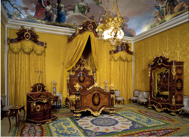 Camera da letto di Isabella II
