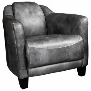 Poltrona fauteuil di colore grigio