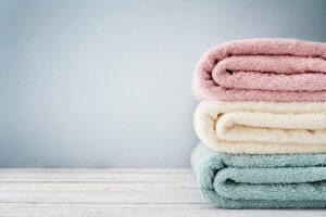 Asciugamani abbinati al bagno
