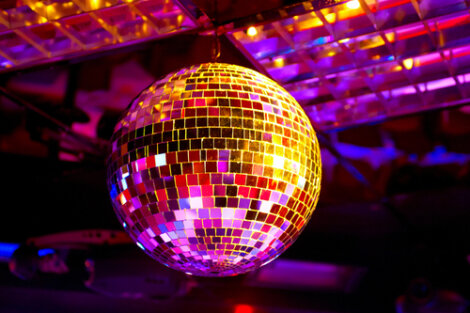 La palla da discoteca per animare una festa