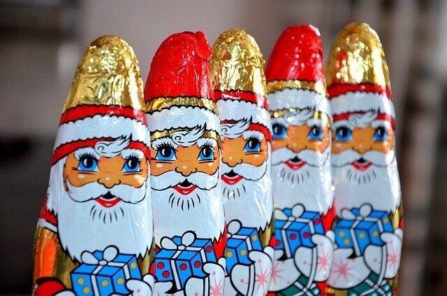 Cioccolatini di Babbo Natale.