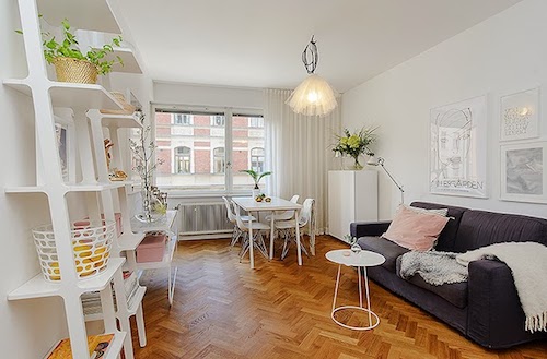 soggiorno piccolo appartamento per single