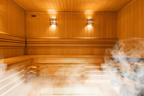 Pulizia della sauna