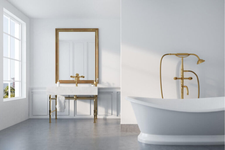 Il colore oro in bagno: un tocco di eleganza che amerete
