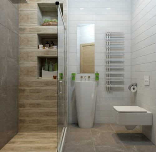シャワー付きの浴室のデザインアイディア４選　小さな浴室