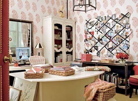 アレサンドラ・ブランカ: 一流デザイナー特徴的な壁紙の部屋