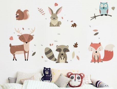 動物のデザインの子供部屋