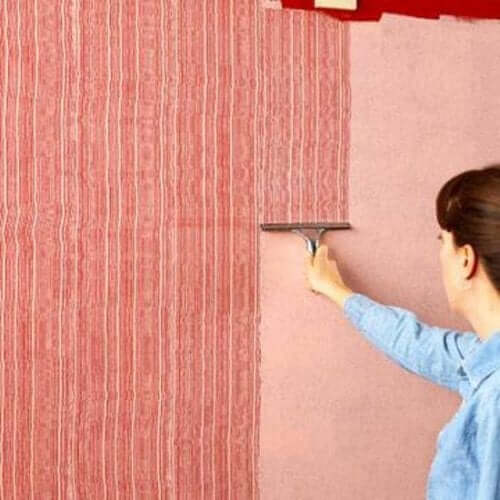 装飾ペイント技術　壁を塗る