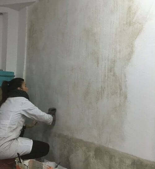 壁の修復に役立つ装飾ペイント技術