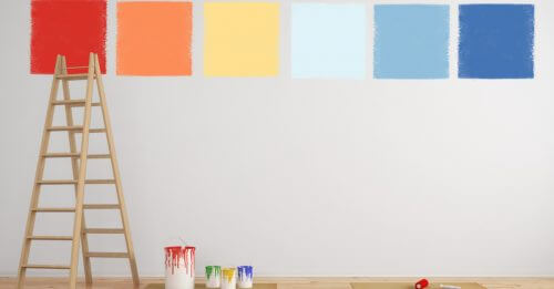색상에 따라 다양한 효과를 가져오기 때문에 벽 색상 선택은 신중해야 한다.