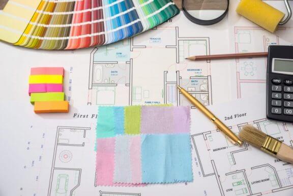 Plattegrond van je huis en kleurenschema