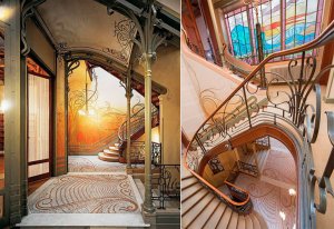 Twee verschillende kanten van de trap