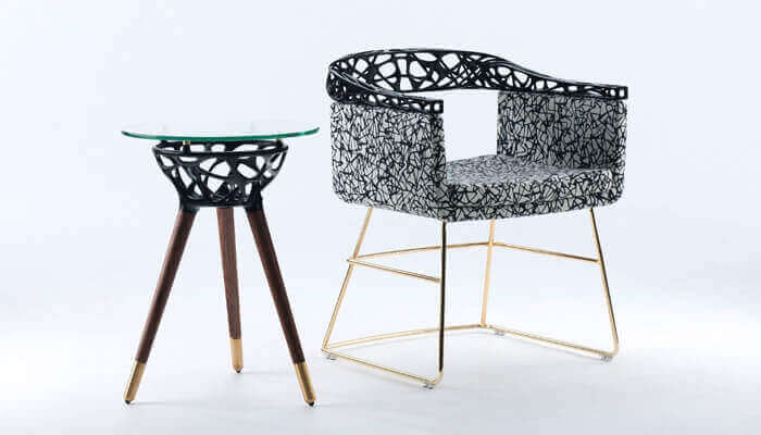3D-geprinte meubelset Rio
