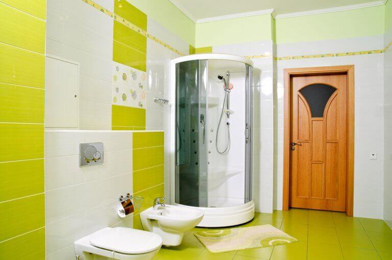 Badkamer in klassiek kleuren