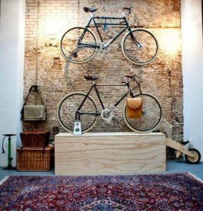 Hergebruik oude fietsen in je interieur