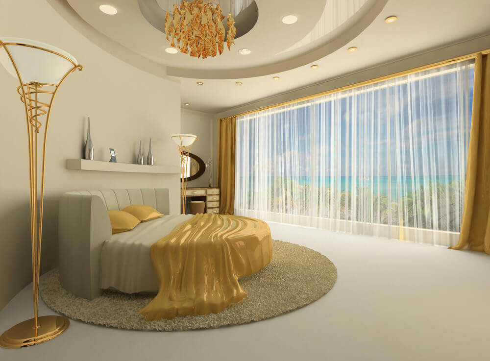Luxe slaapkamer met goud accenten