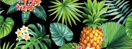 Prints in tropische stijl