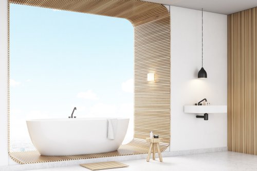 banheiro estilo arquitetônico
