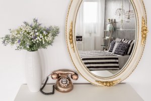 Ideias de espelhos vintage para o quarto