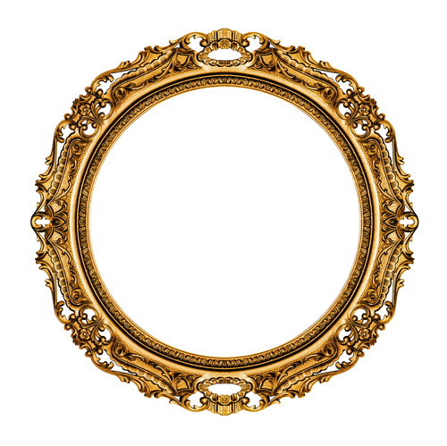espelhos vintage dourado