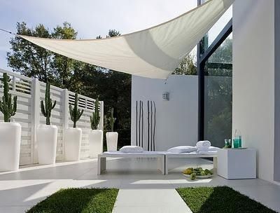 decorar o seu jardim no estilo minimalista