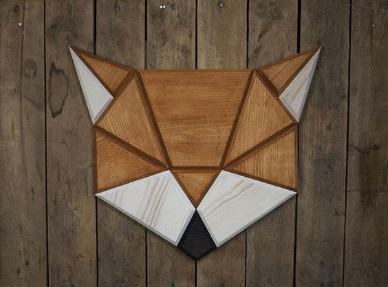Como fazer quadros com formas geométricas em madeira