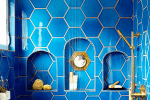 Decorar com azulejos geométricos