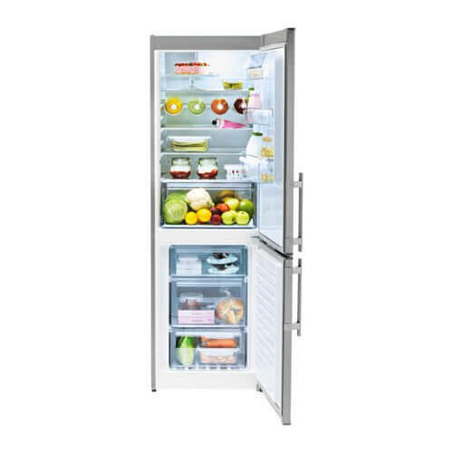 Esta geladeira da marca Lagan é composta por um formato simples, de nível básico, e por uma estética simplificada