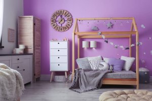 Como aplicar a cor lilás em casa?