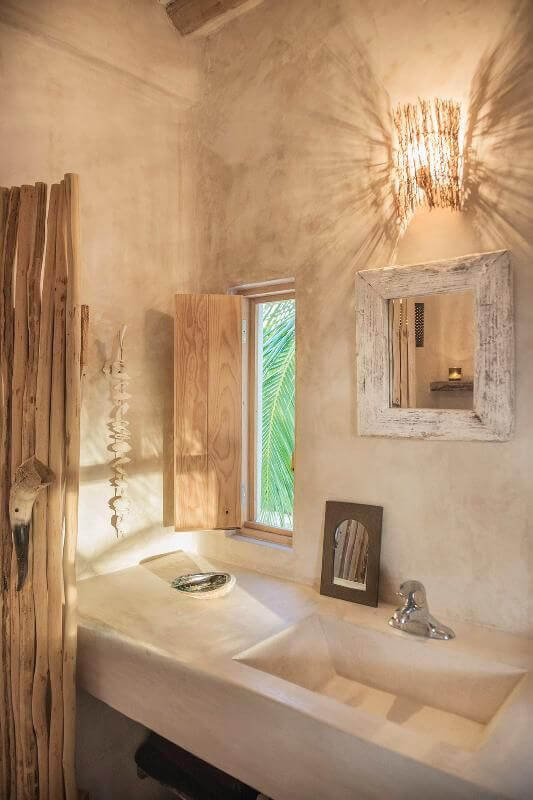 O banheiro ideal para uma casa rural