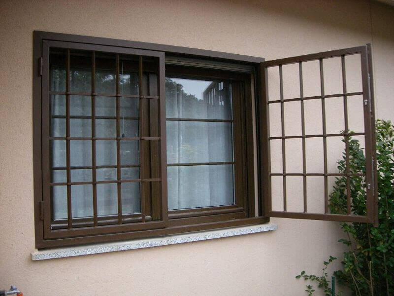 Tipos de grade para as janelas