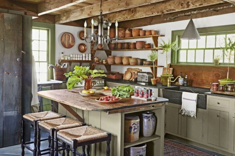 A cozinha estilo farmhouse: uma casa com personalidade