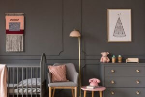 Çok Beğeneceğiniz 4 Tek Renkli Bebek Odası