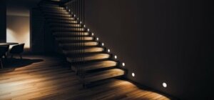 Açık merdivenler için ışıklar