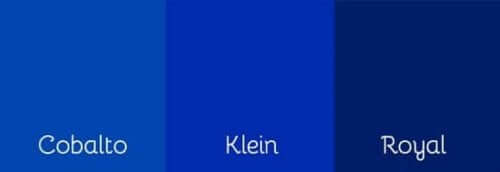 Klein mavisi ve diğer mavi tonları