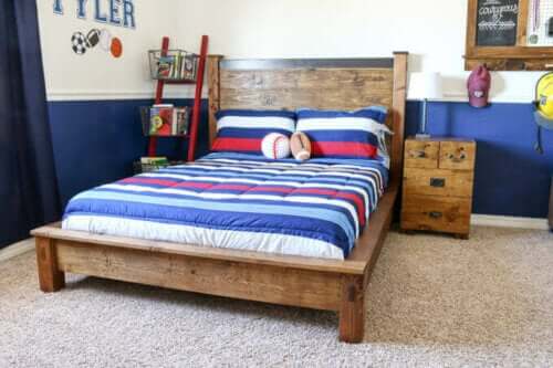 Çocuğunuzun odası dekore ederken kullanabileceğiniz ahşap yatak takımı