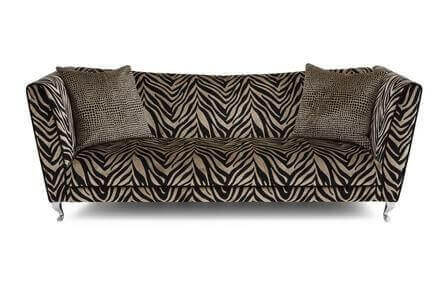 zebra desenli kanepeler