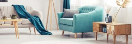 Soğuk renkleri mobilyalarda kullanmak