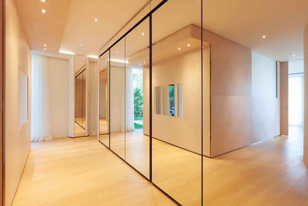 Spiegels in huis zorgen ook voor optische effecte