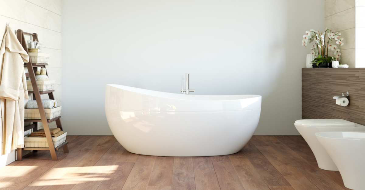 Bathroom practical floor wall