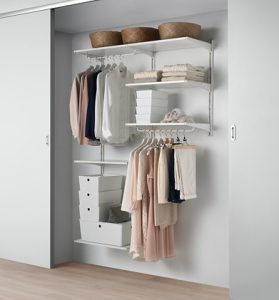 Ikea has lots of unique storage designs that are perfect for bedrooms