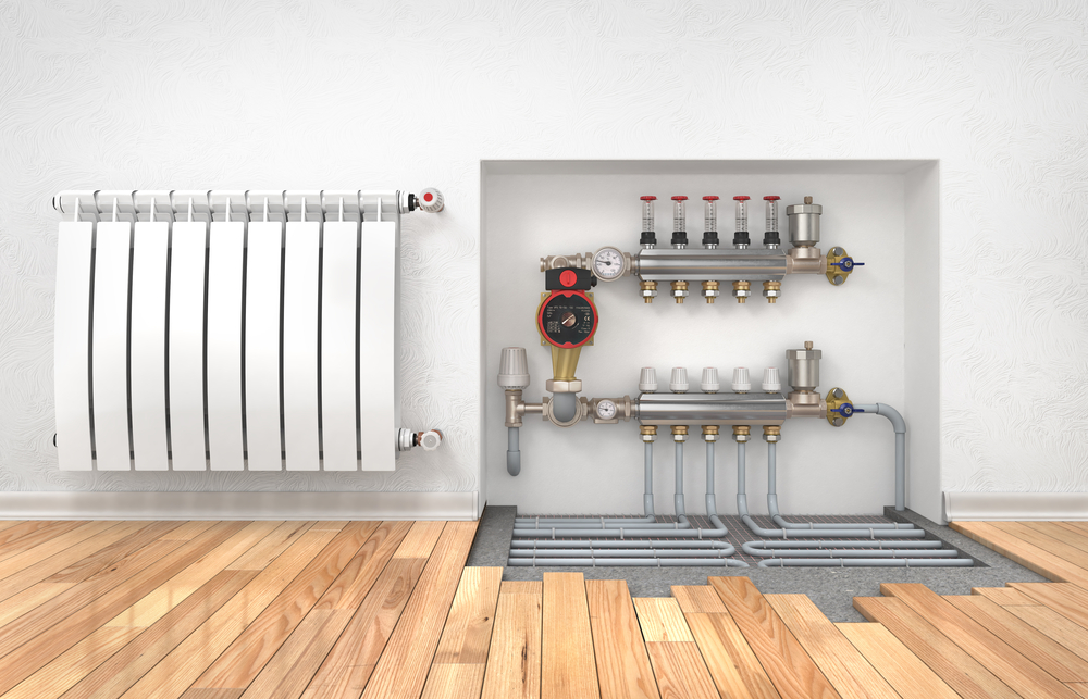 Radiant heating installment