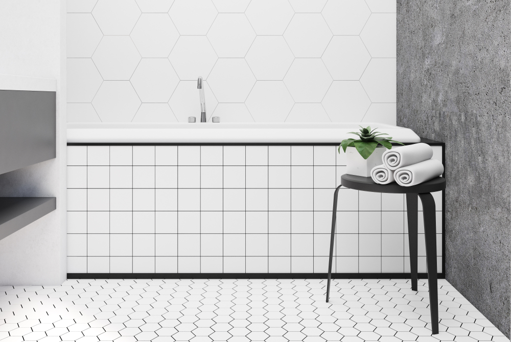 Tiles porcelain bathroom